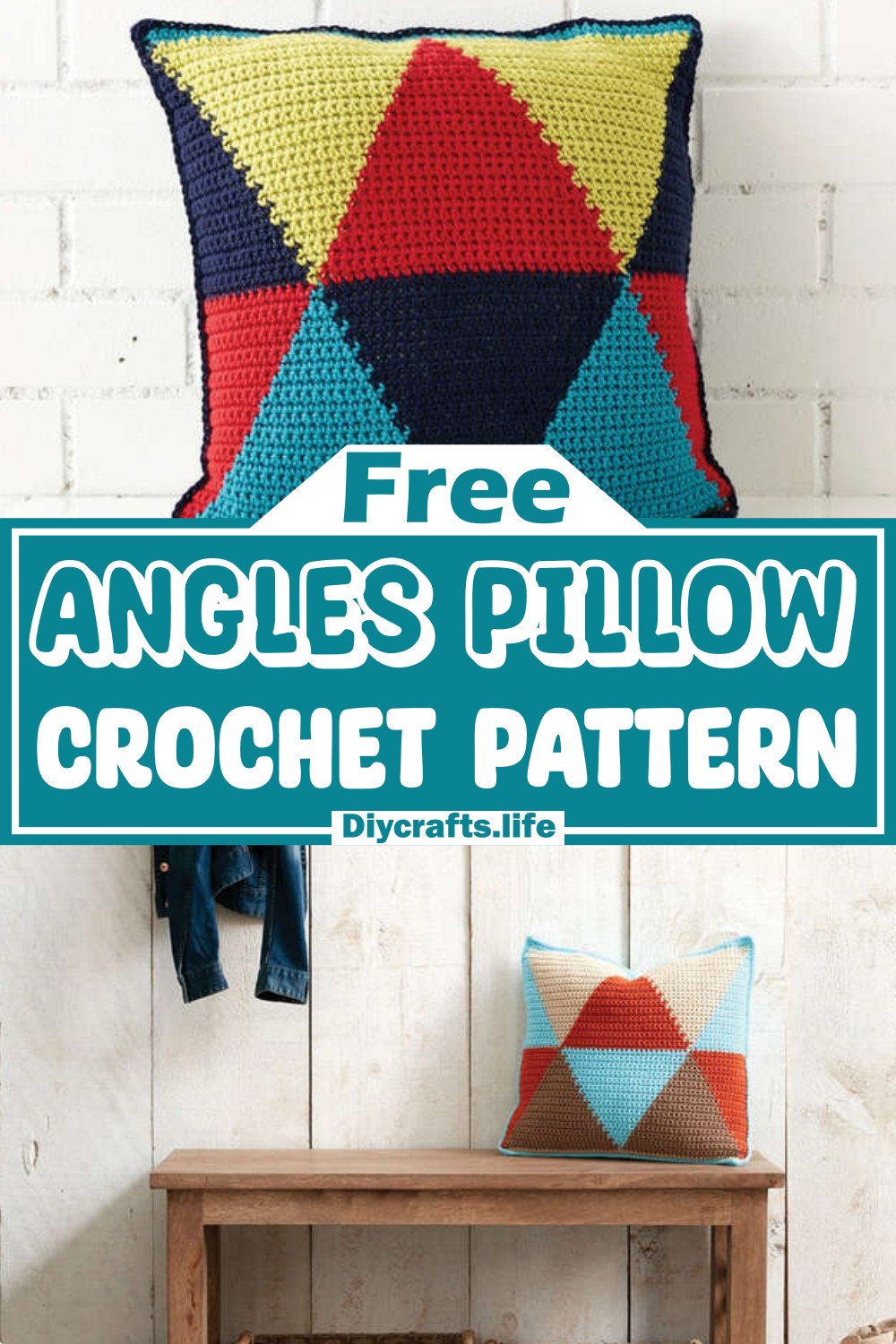 Crochet Angles Pillow