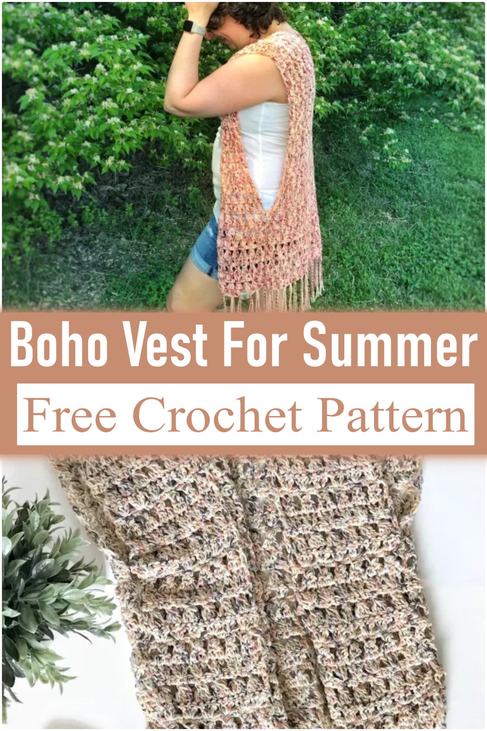 Crochet Boho Vest For Summer Nights