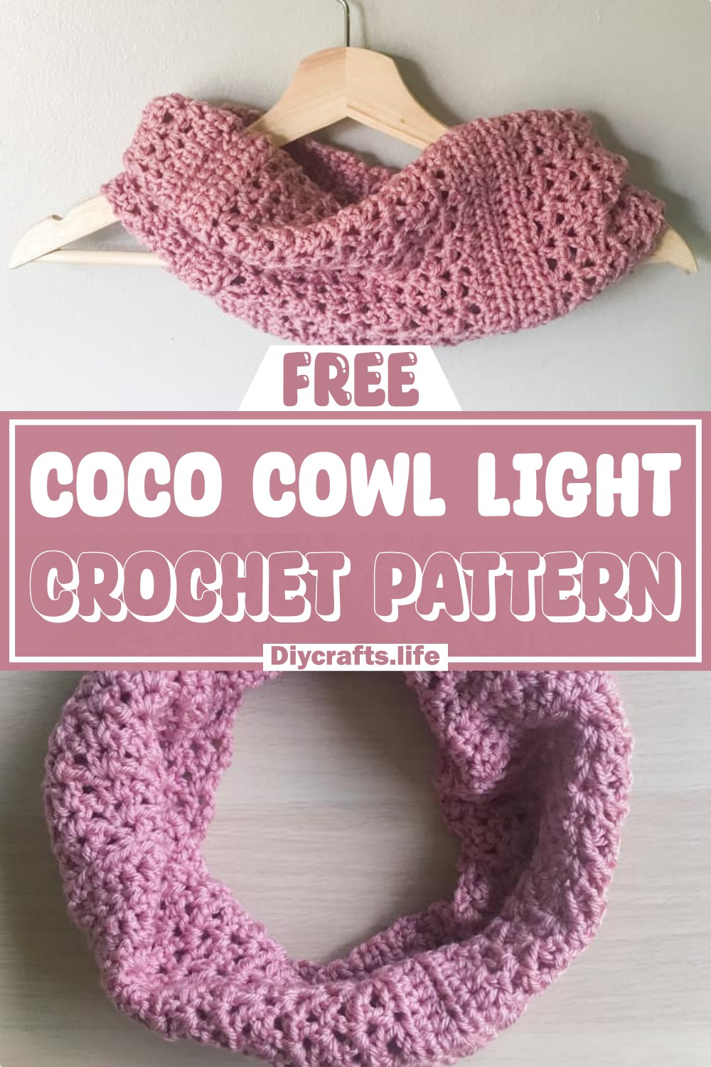 Crochet Coco Cowl Light