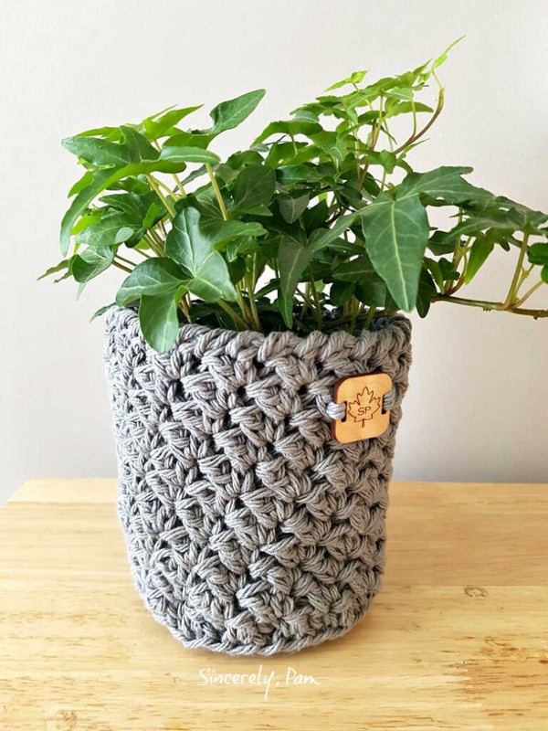Crochet Plant Basket