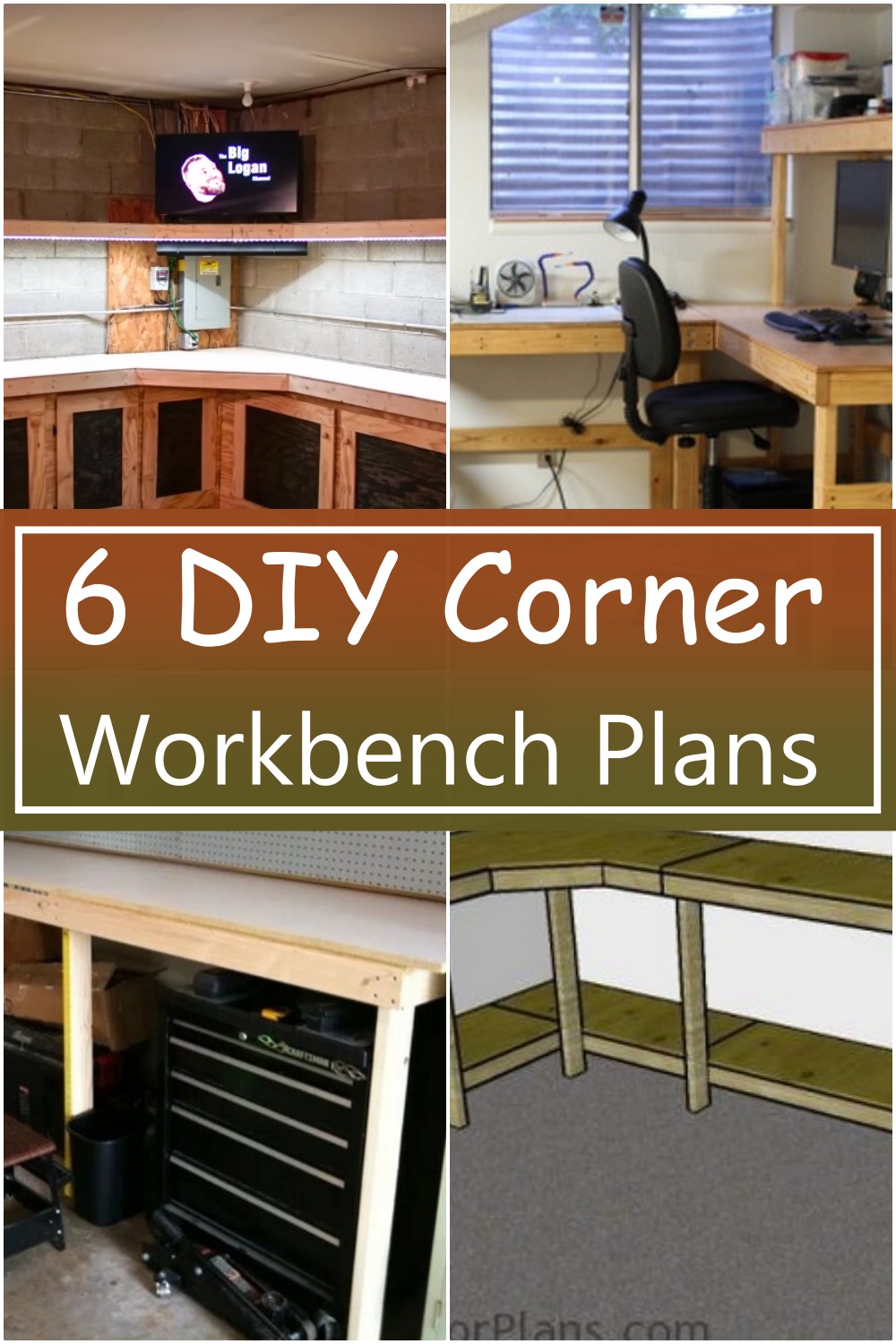 DIY Corner Workbench Plans