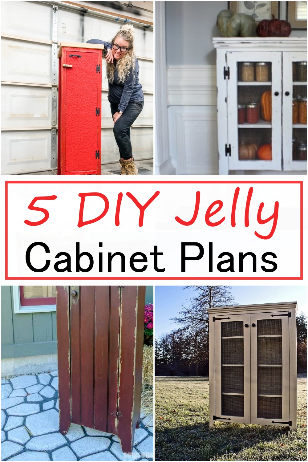 DIY Jelly Cabinet Plans