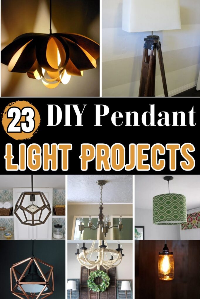 23 DIY Pendant Light Projects To Brighten Up Your Home - DIY Crafts