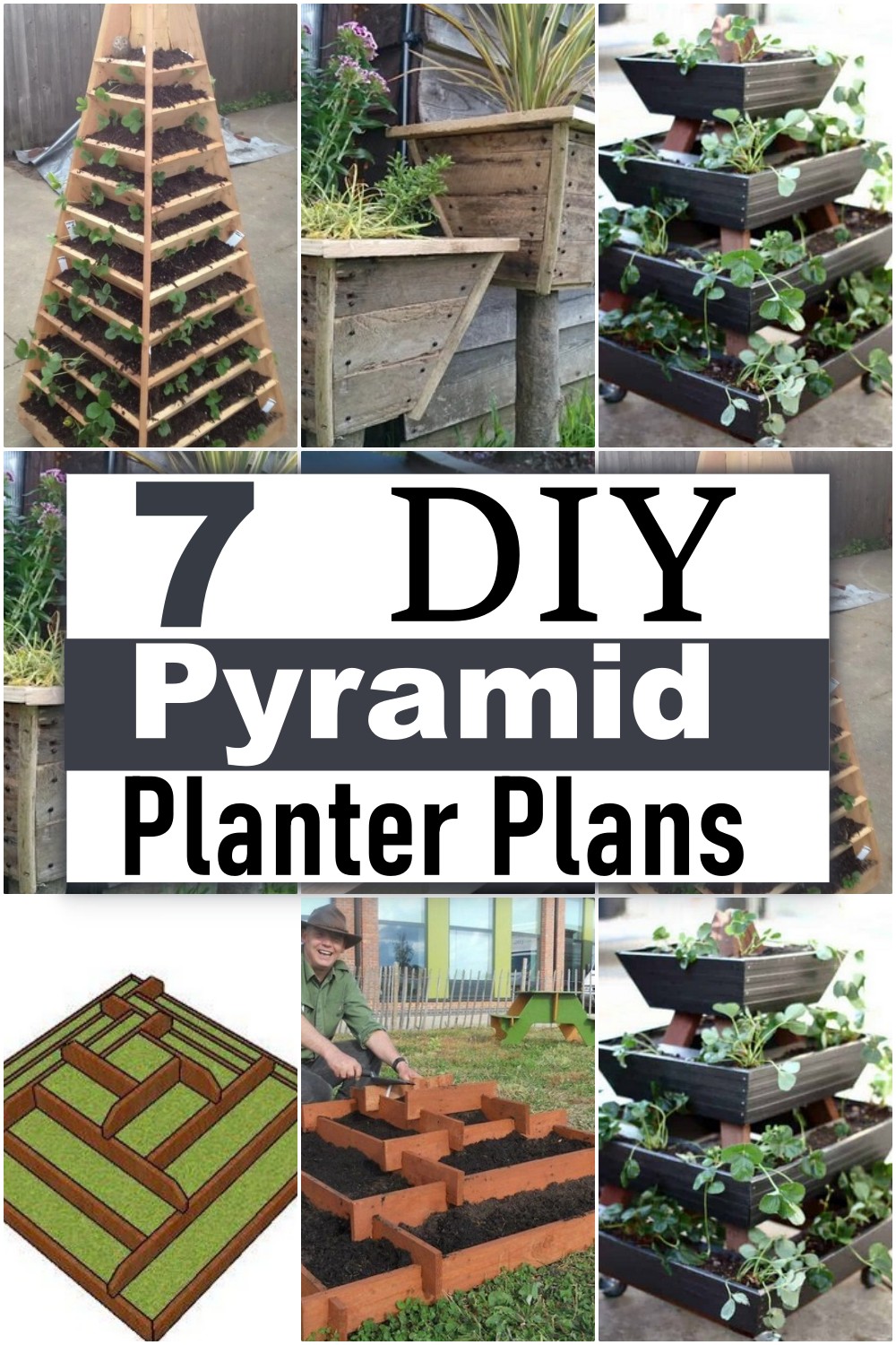 DIY Pyramid Planter Plans
