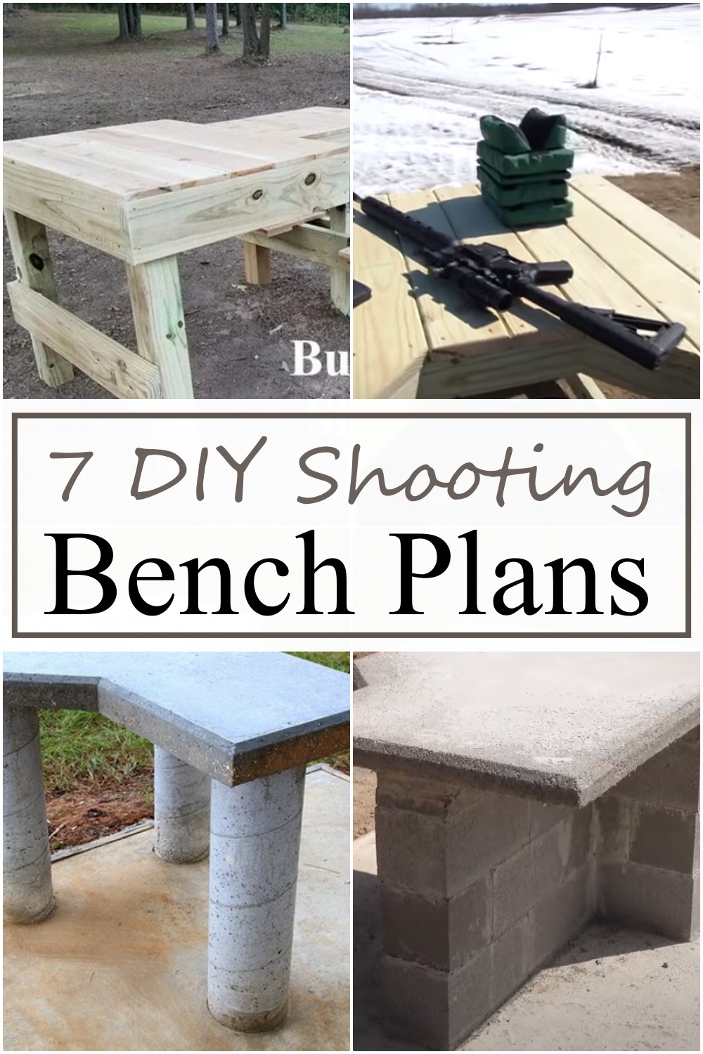 DIY Shooting Bench Plans