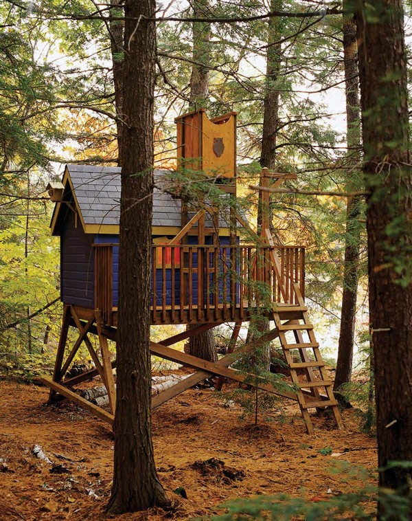 Deluxe Tree House Plan To Make