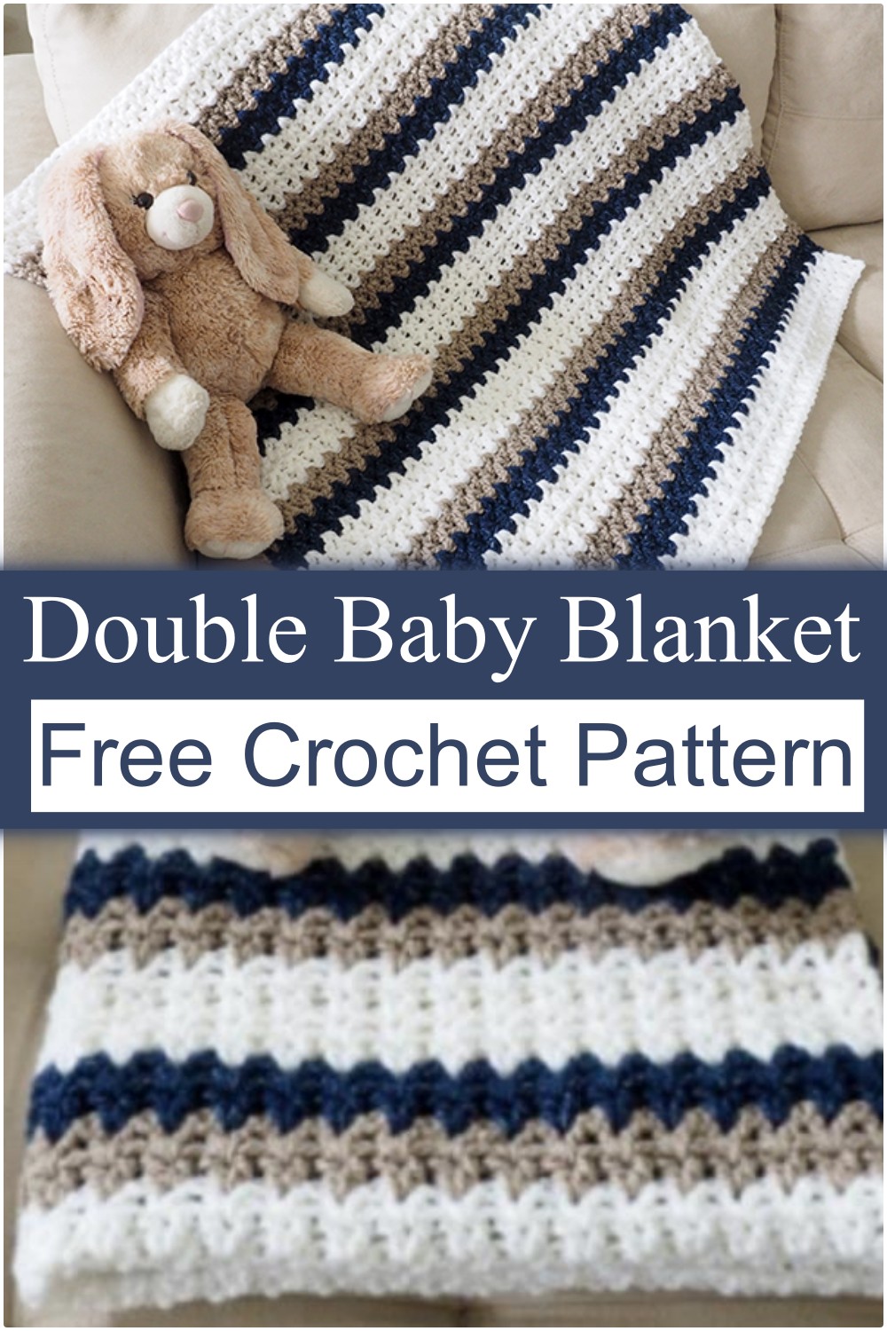 Double Crochet Baby Blanket In One Day