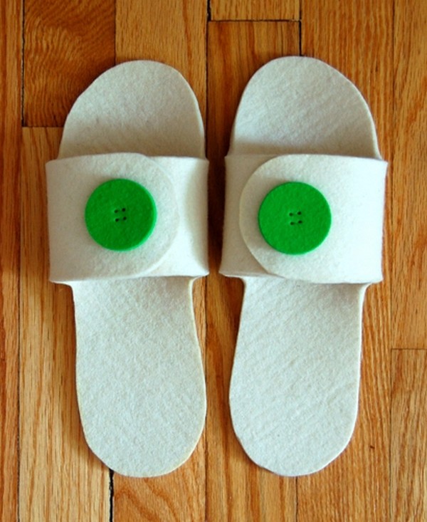 Button Slippers