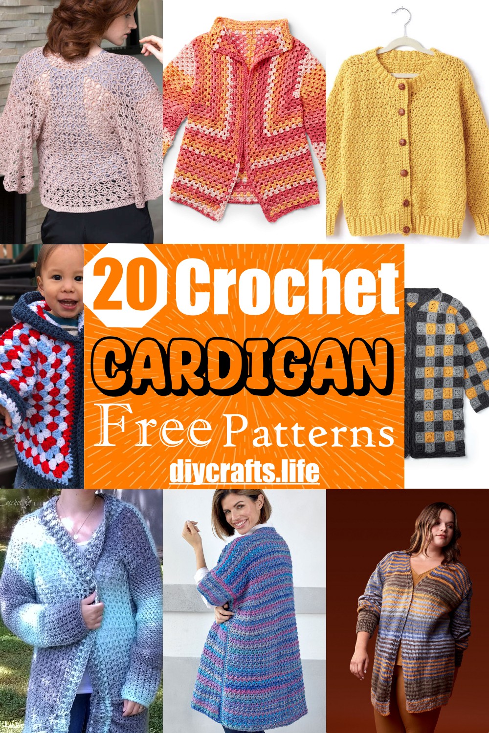 Free Crochet Cardigan Patterns 1