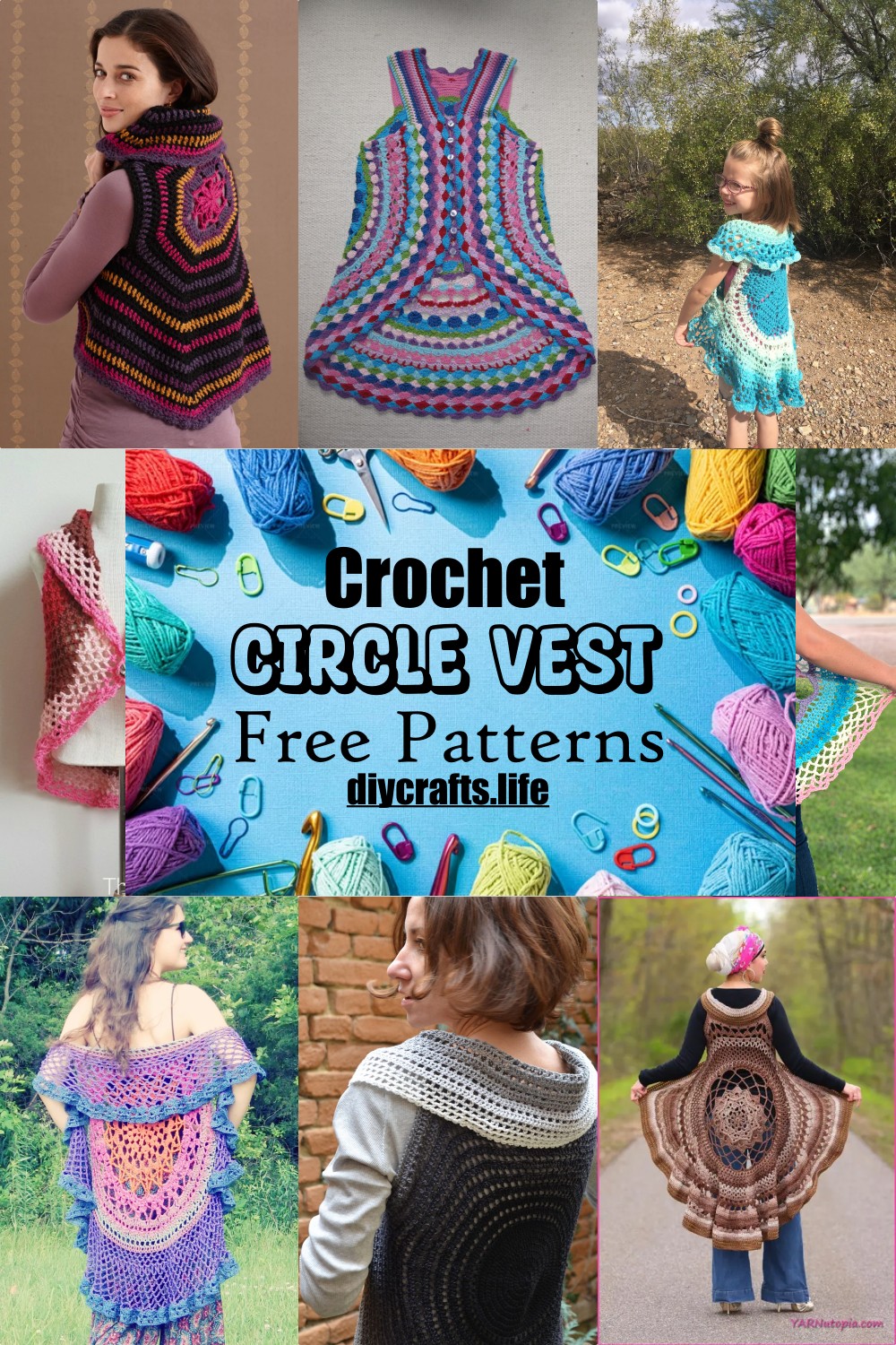 Free Crochet Circle Vest Patterns 1