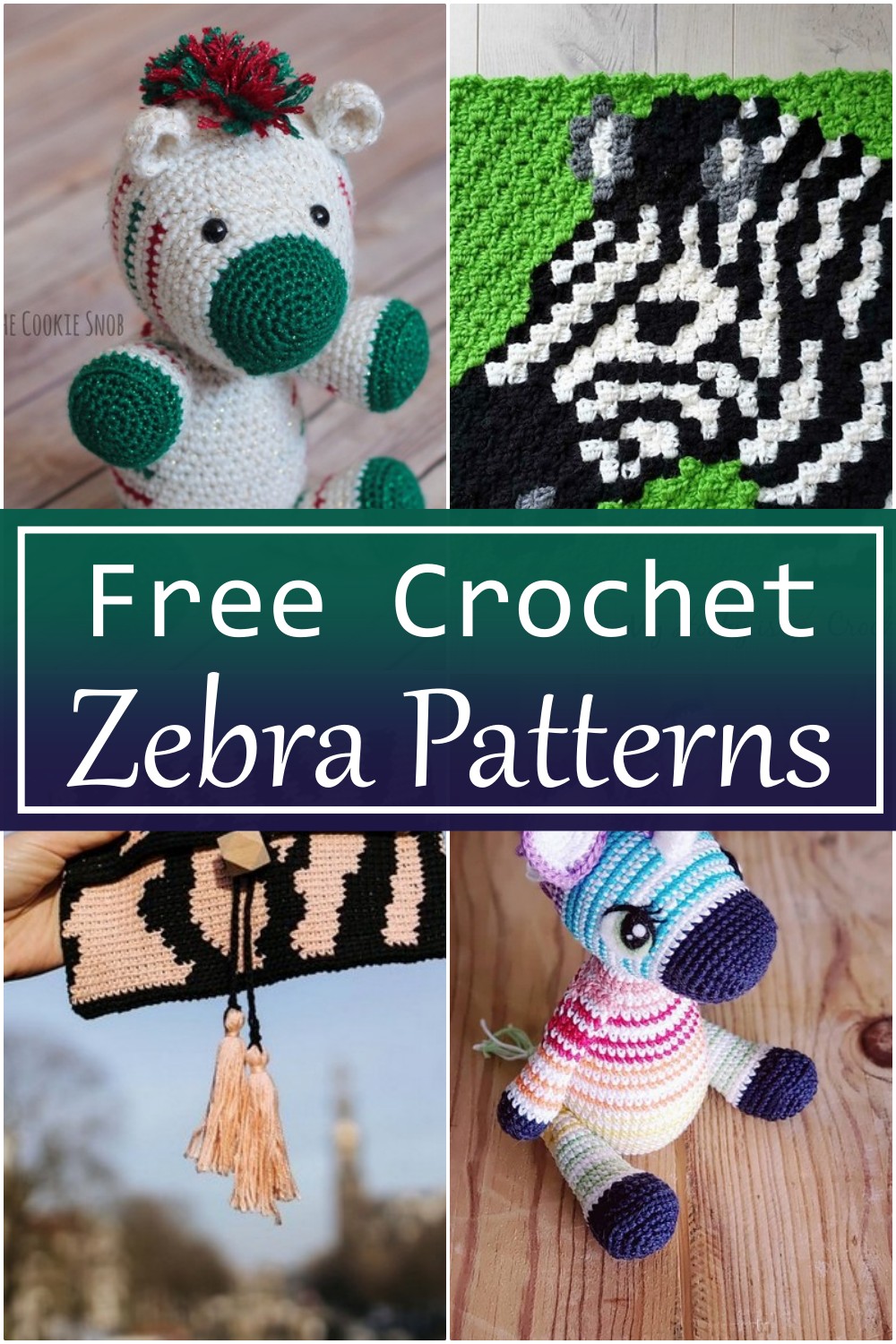 Free Crochet Zebra Patterns To Make Fun Accessories