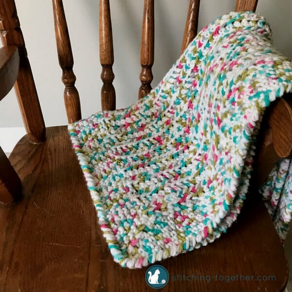 Free Double Crochet Baby Blanket Size