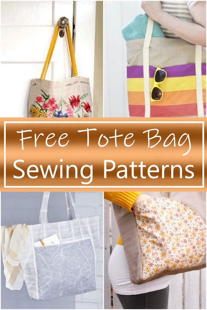 9 Free Tote Bag Sewing Patterns - DIY Crafts Life