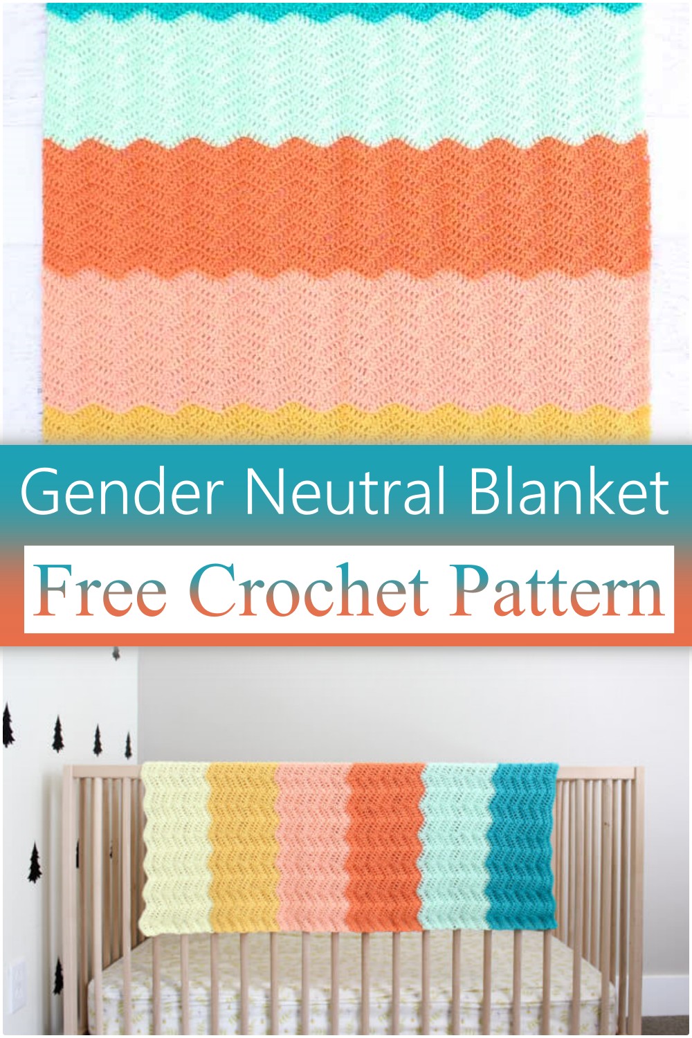 Gender Neutral Double Baby Blanket