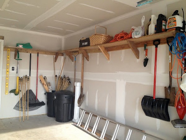 How To Build Wall Mounted Garage Shelves