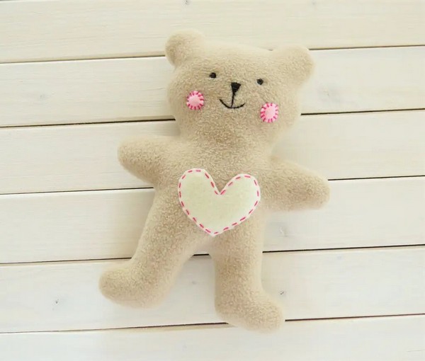 How To Sew Small Teddy Bear Pattern
