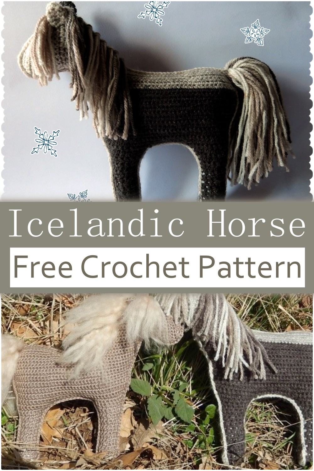 Icelandic Crochet Horse Pattern