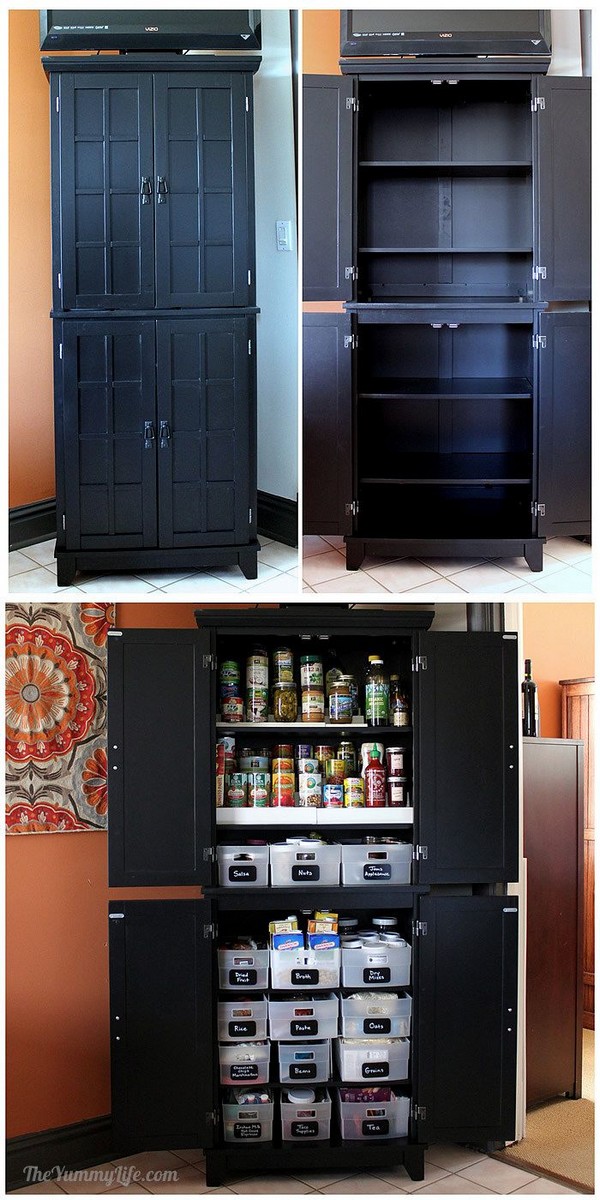 Stand Alone Pantry Cabinet Plan