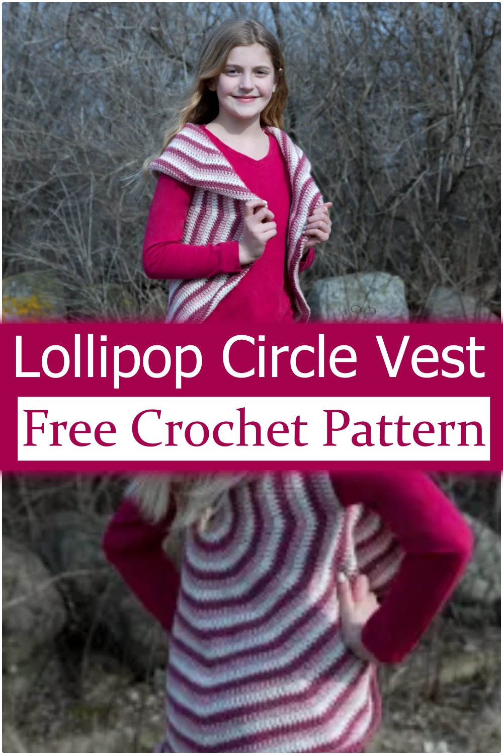 Lollipop Circle Vest Crochet Pattern
