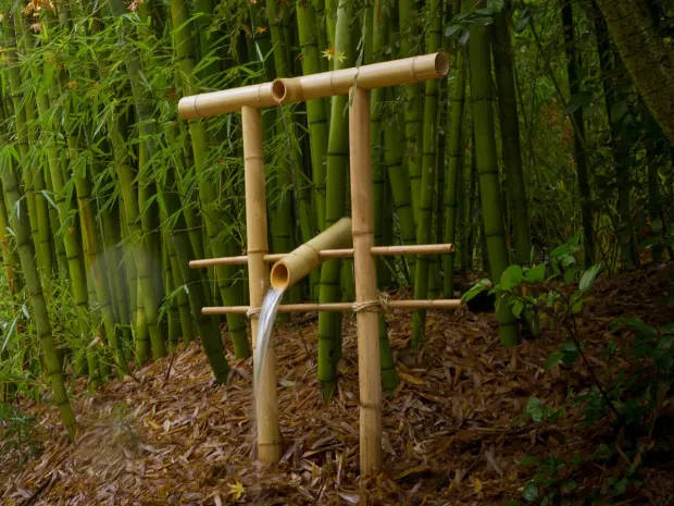 Make A Outdoor Bamboo Fountain For Your Garden