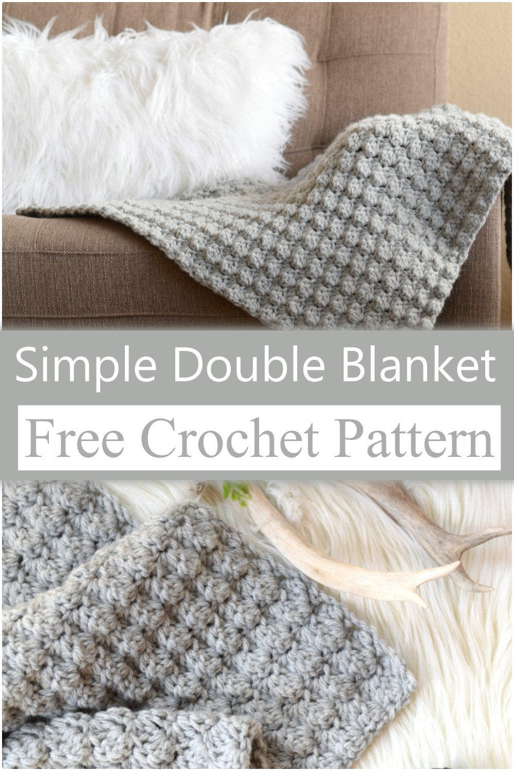 Simple Double Blanket To Crochet