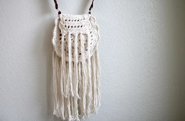 Tassel Crochet Boho Bag Pattern