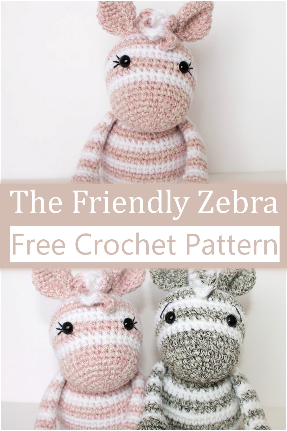 The Friendly Zebra Crochet Pattern