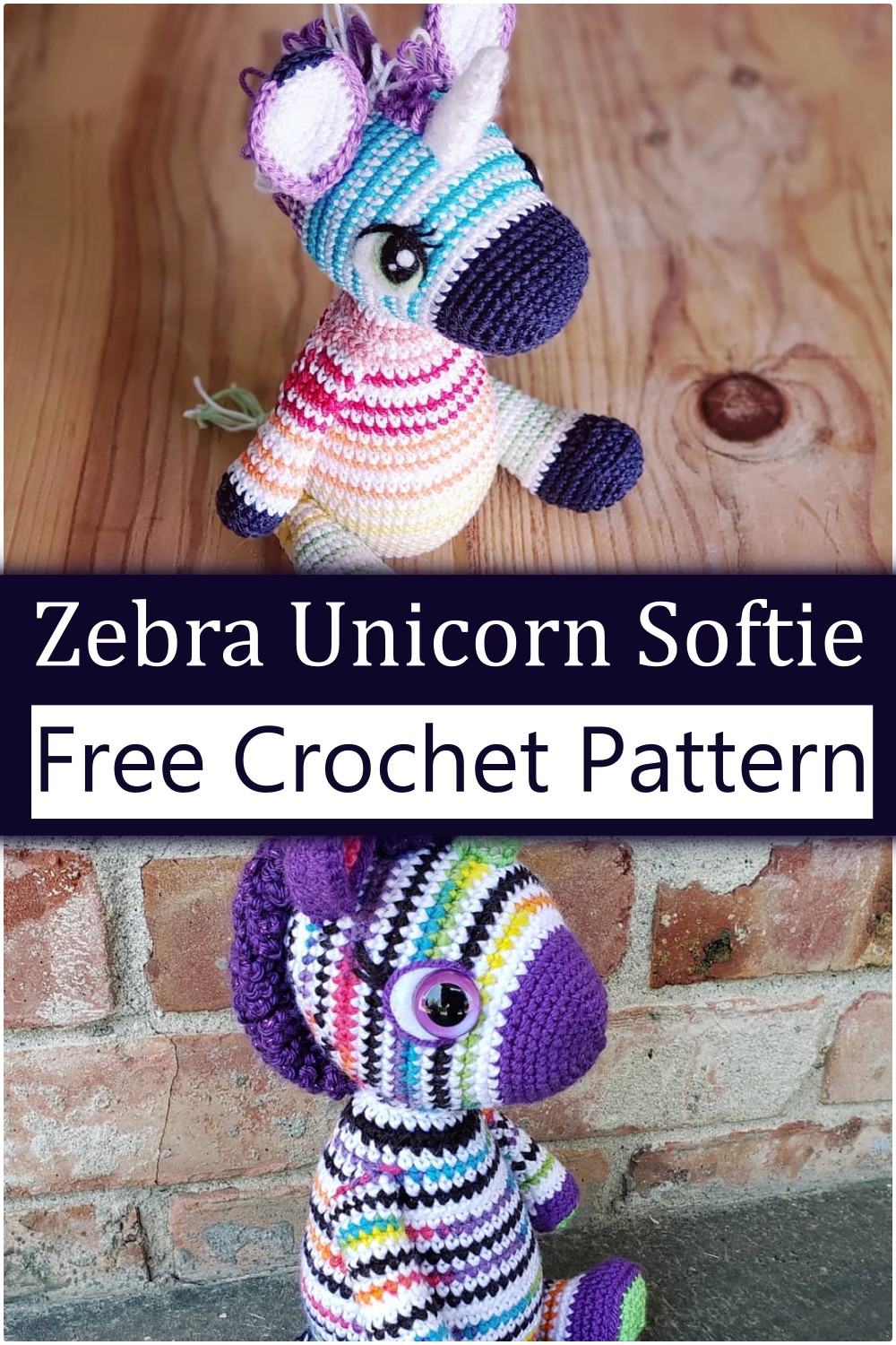 Zebra Unicorn Softie Idea