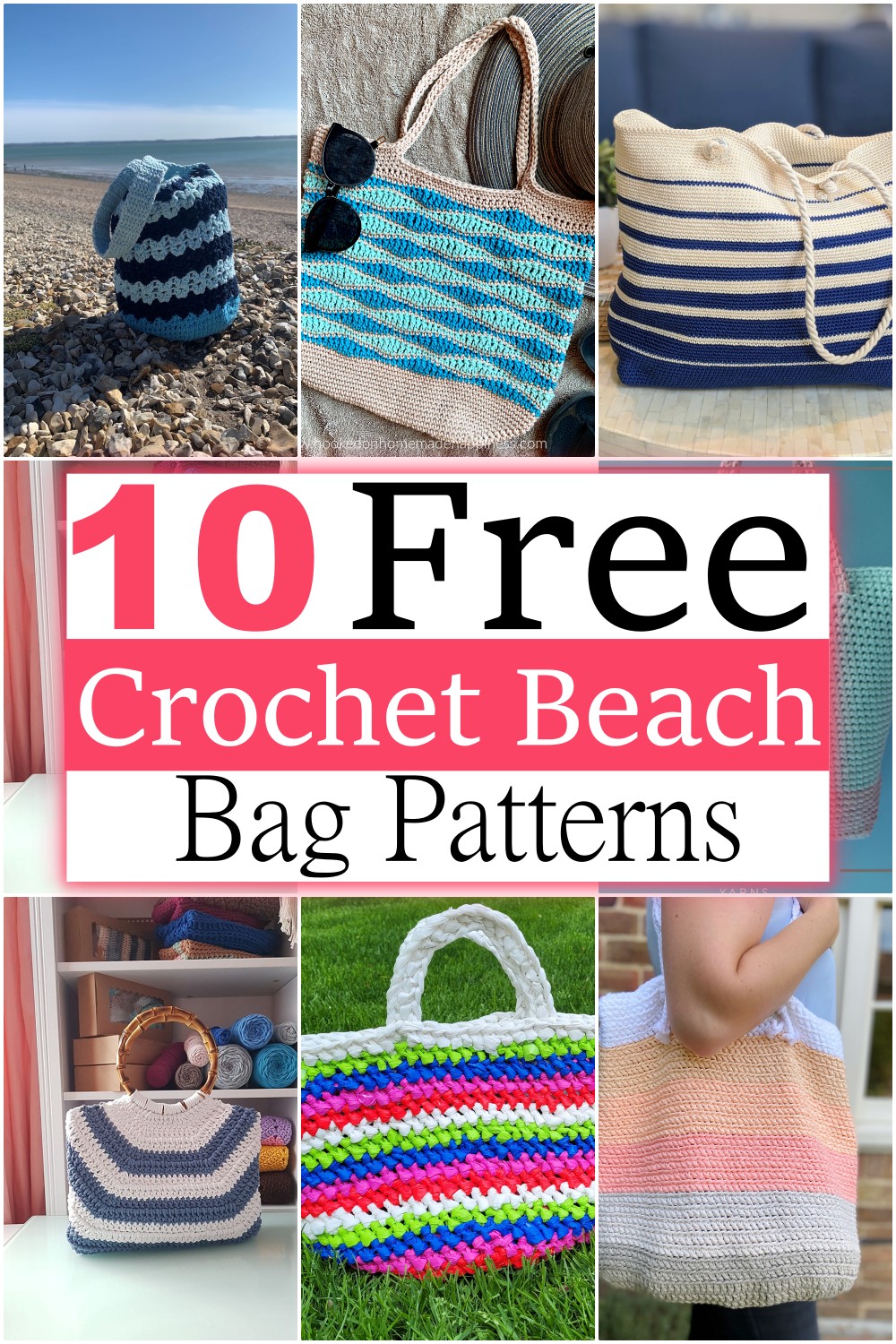 10 Crochet Beach Bag Patterns