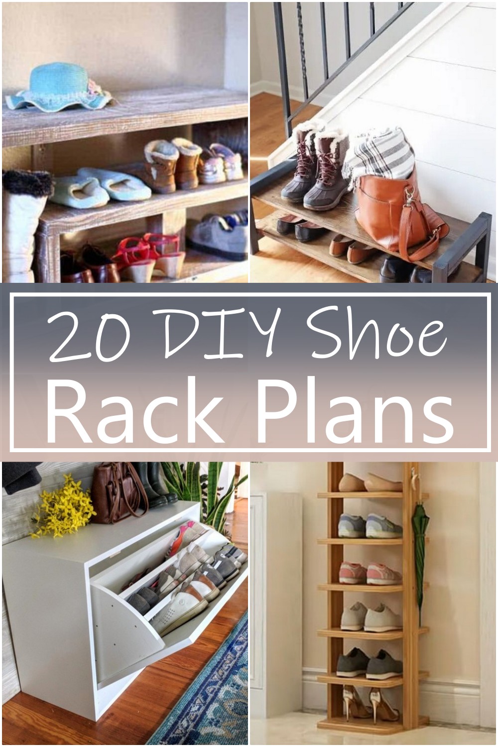 20 DIY Shoe Rack Plans