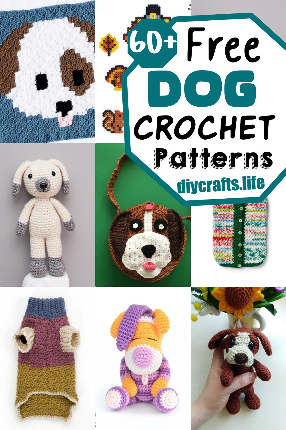 60+ Free Crochet Dog Patterns