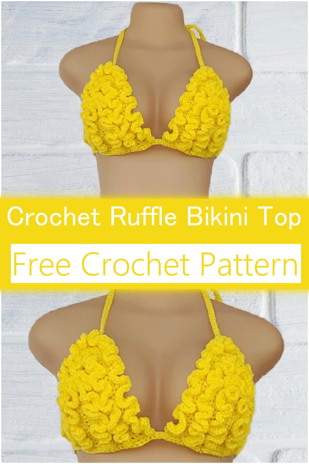 Ruffle Crochet Bikini Top Pattern