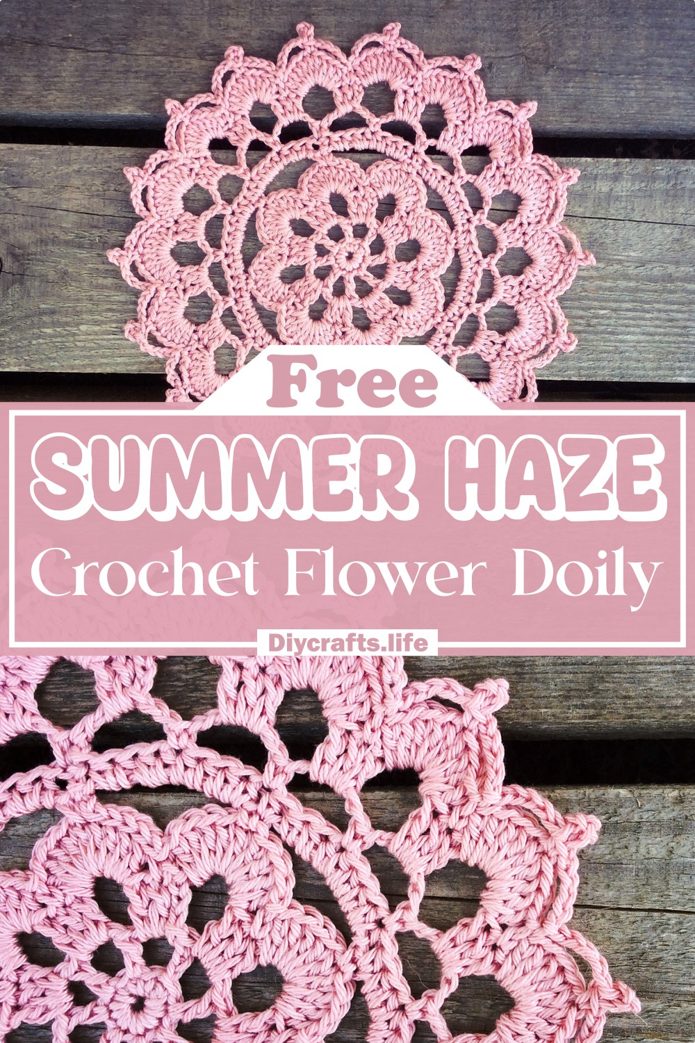 Crochet Summer Haze Flower Doily Pattern