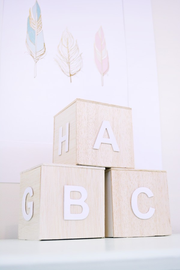 DIY Alphabet Blocks Using Balsa Wood
