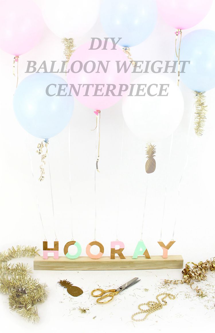 DIY Balloon Weight Centerpiece