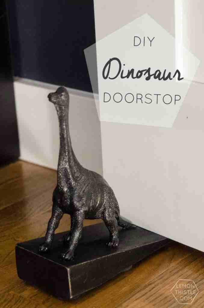 DIY Dinosaur Door Stop