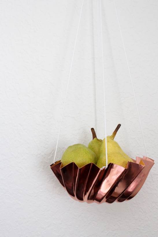 DIY Hanging Produce Basket