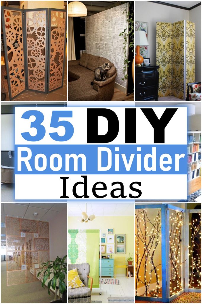 35 DIY Room Divider Plans For Modern Look DIY Crafts