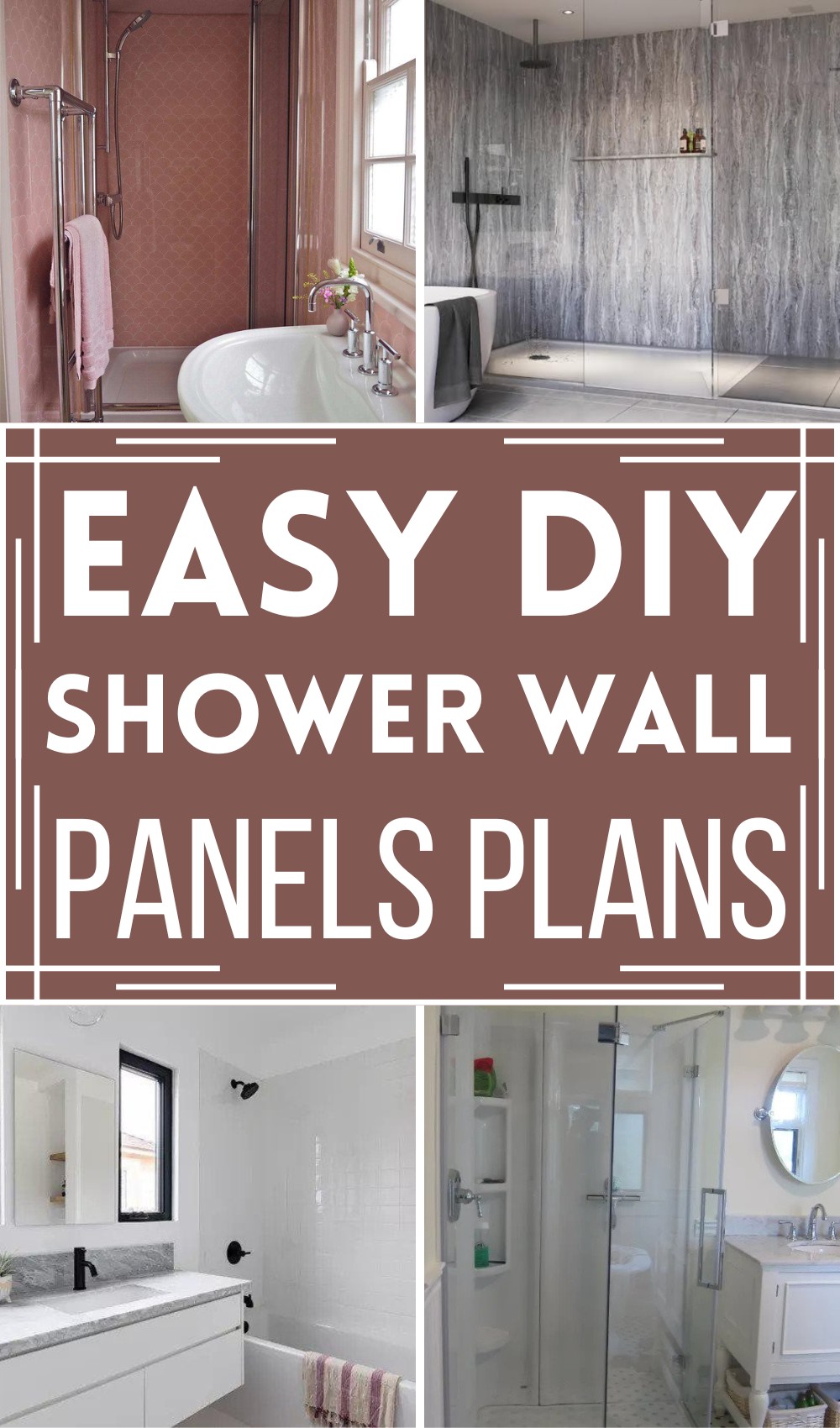 DIY Shower Wall Panels Plans