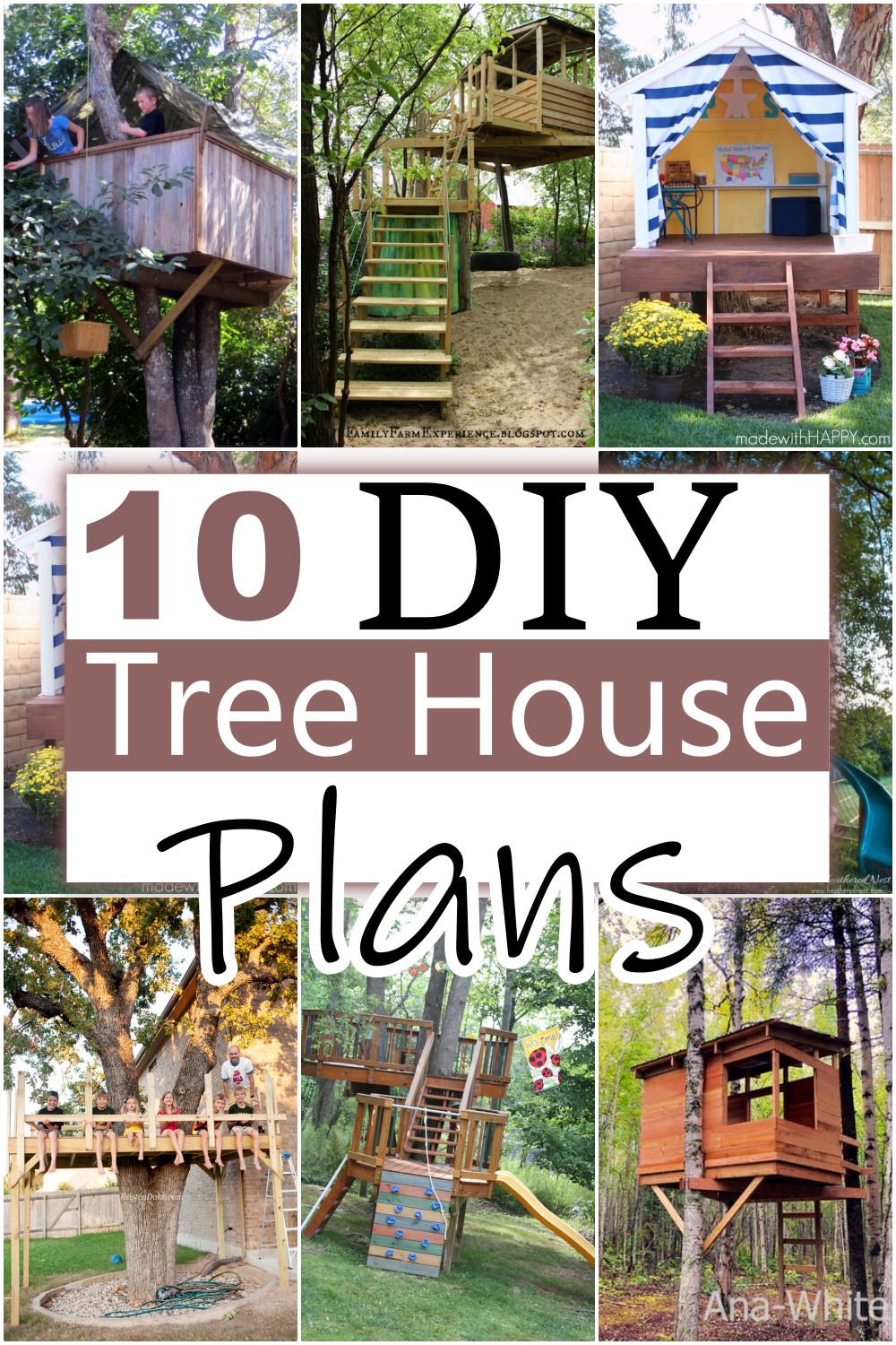 DIY Tree House Plans