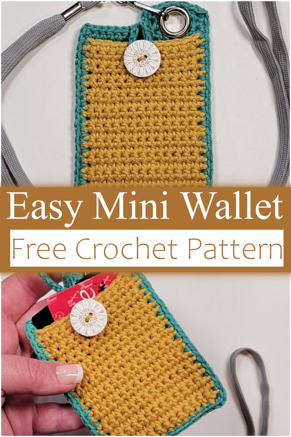 Small Crochet Wallet Pattern Free