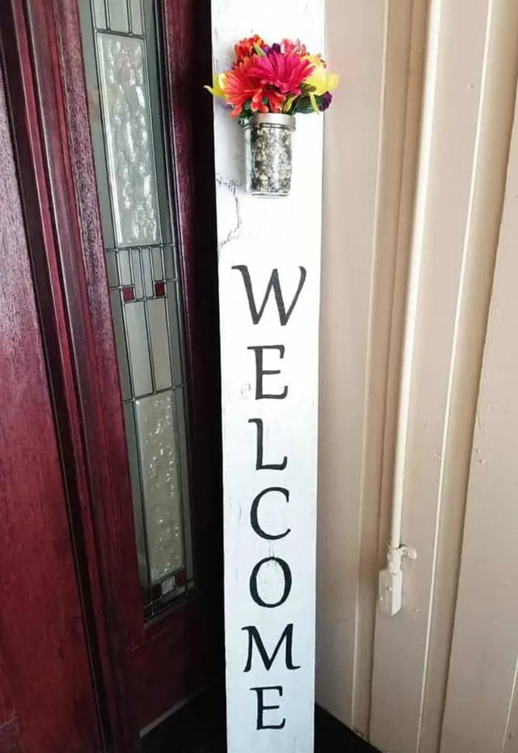 Easy Welcome Sign DIY