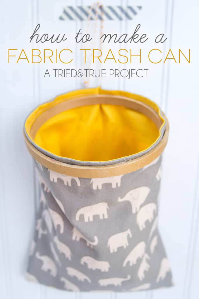 Fabric Trash Can