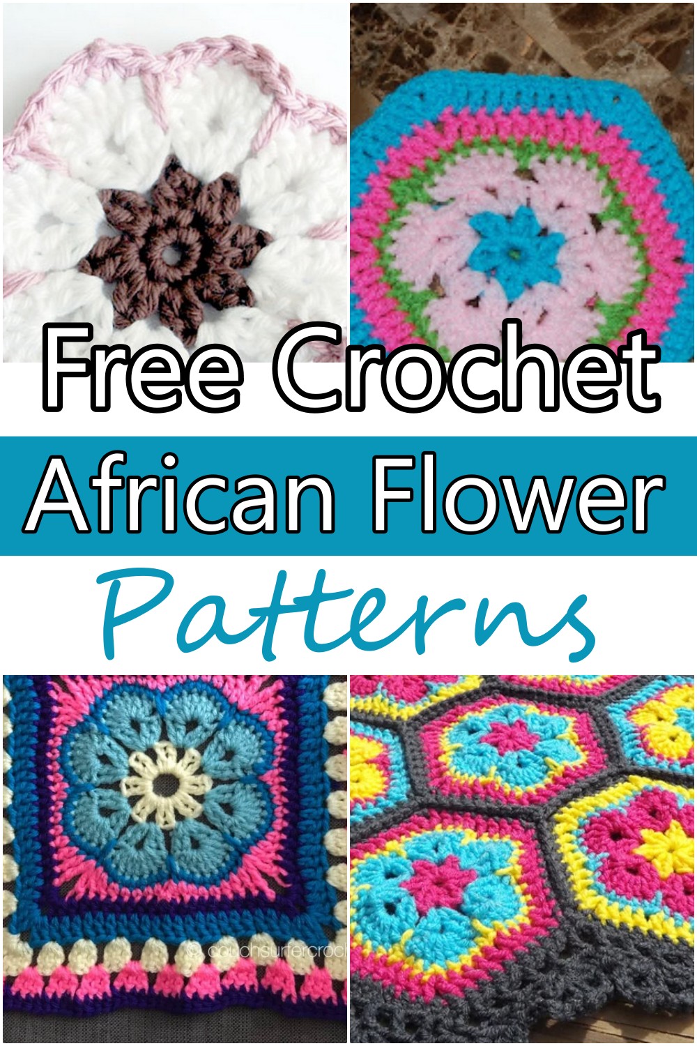 Free Crochet African Flower Patterns