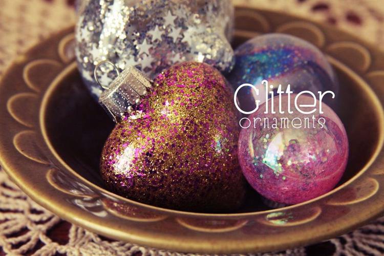 Glitter Ornament DIY