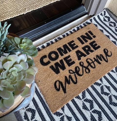 How To Make A Doormat With Silhouette