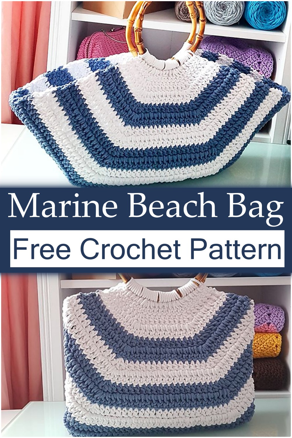 Marine Beach Bag Crochet Pattern Free