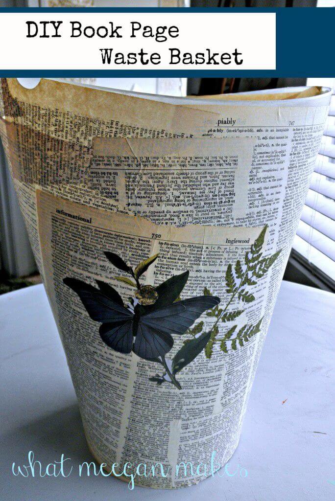 Newspaper waste can