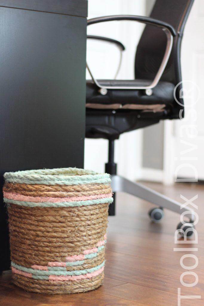 Rope Trash Can