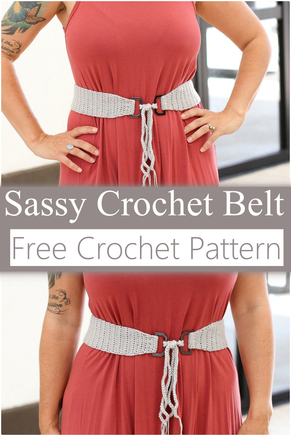 Easy Crochet Belt Written Pattern Free